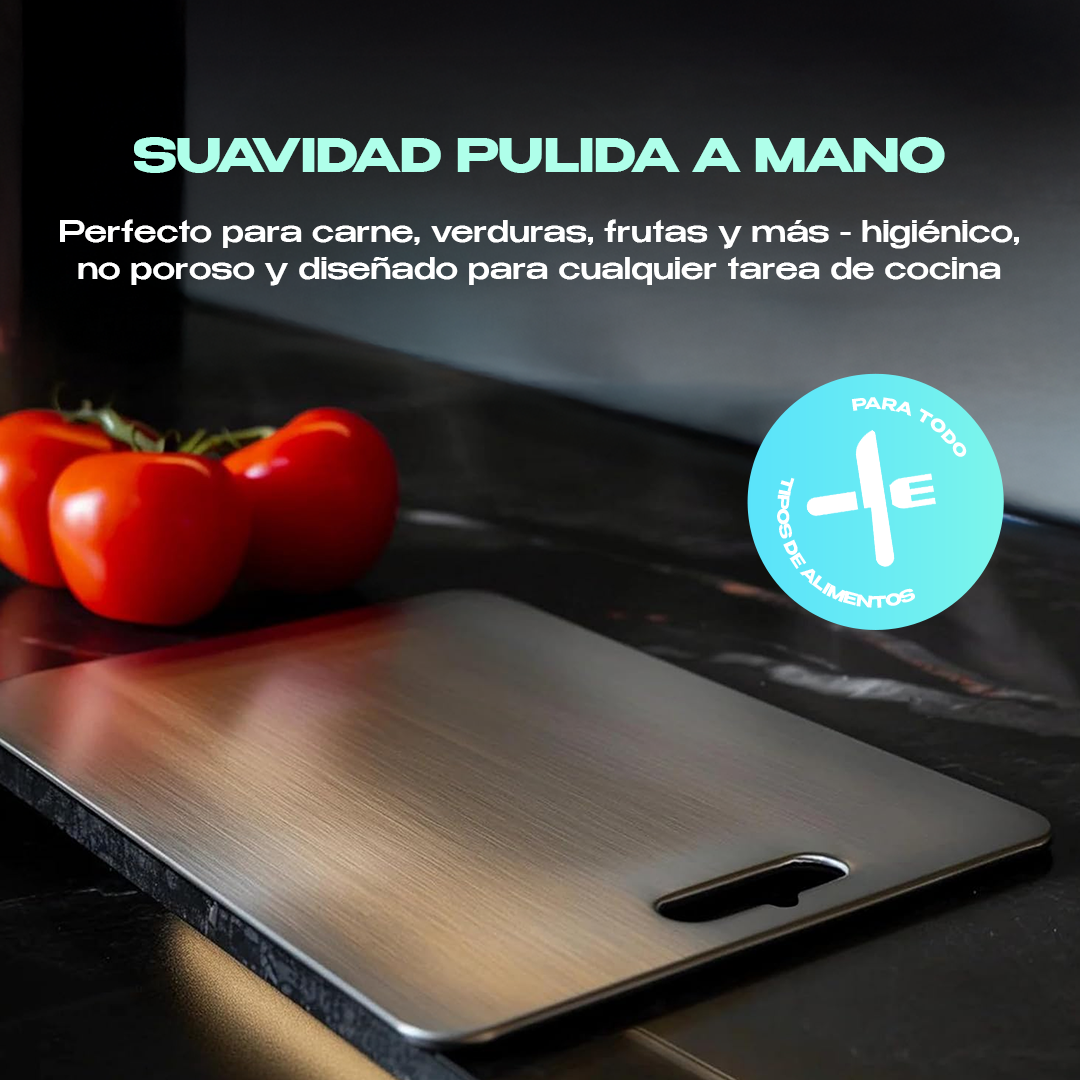 Tabla de titanio PURO sin acero inoxidable | Bonavida®